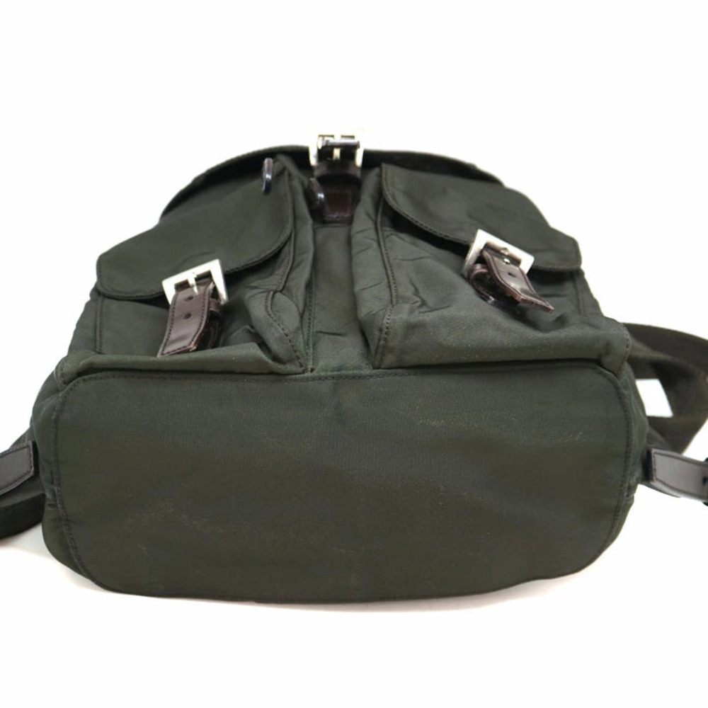 PRADA Backpack Rucksack Daypack Rucksack Green Bag - Picture 6 of 6